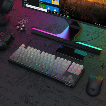 Redragon k707 he rapid trigger gaming keyboard 87 keys tkl wired mechanical