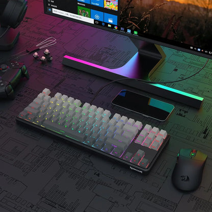 Redragon k707 he rapid trigger gaming keyboard 87 keys tkl wired mechanical