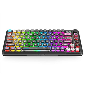Redragon k708mc rgb flekact pro tri-mode 75% hot-swappable wireless mechanical