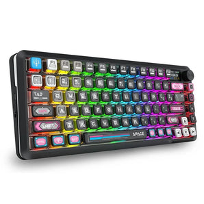 Redragon k708mc rgb flekact pro tri-mode 75% hot-swappable wireless mechanical