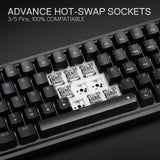 Redragon k709 65% wired gasket rgb gaming keyboard keyboards