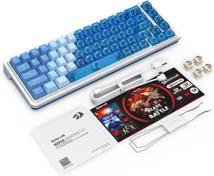 Redragon k709 he rapid trigger gaming keyboard 8k wired mechanical keyboard
