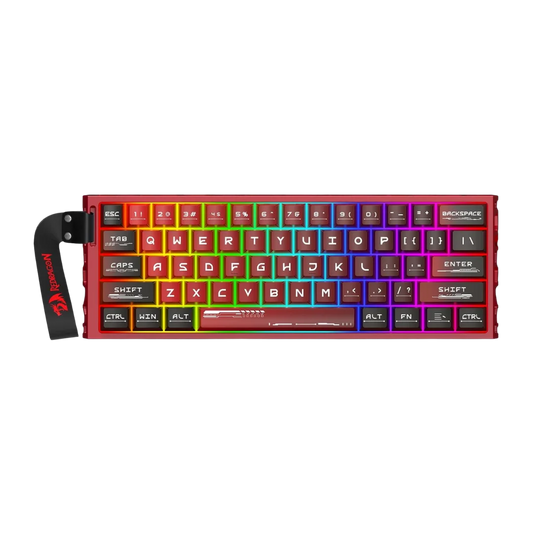 Redragon k753 he rapid trigger gaming keyboard 60% 61 keys wired mechanical