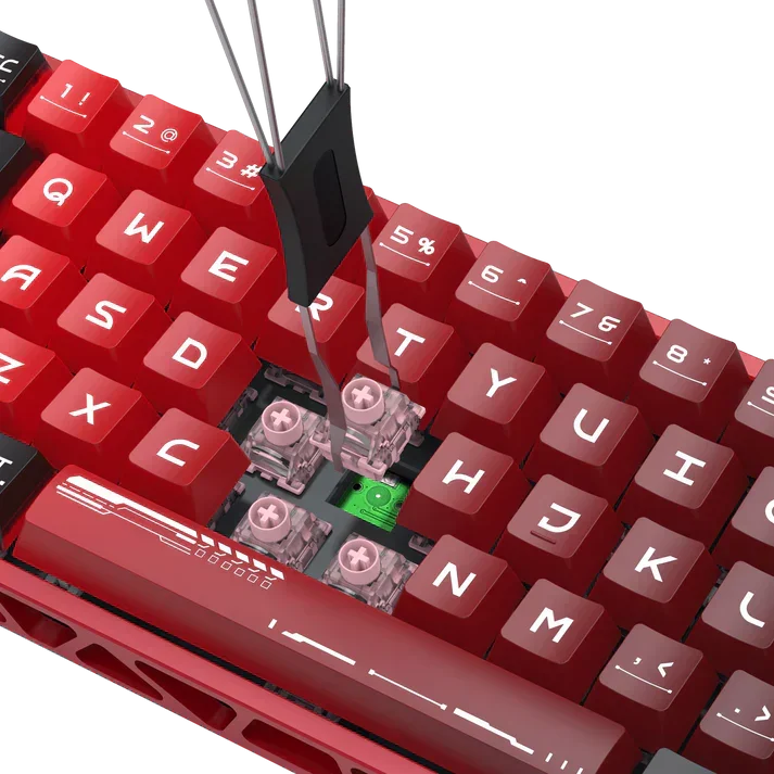 Redragon k753 he rapid trigger gaming keyboard 60% 61 keys wired mechanical