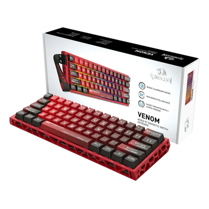 Redragon k753 he rapid trigger gaming keyboard 60% 61 keys wired mechanical