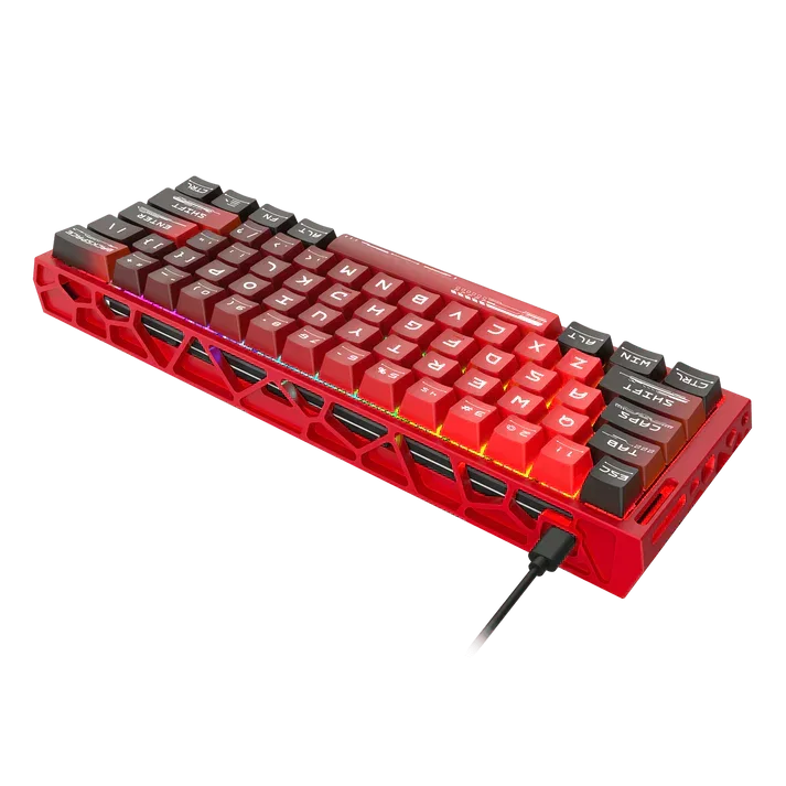 Redragon k753 he rapid trigger gaming keyboard 60% 61 keys wired mechanical