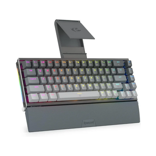 Redragon shaco k641 pro 65% aluminum rgb mechanical keyboard 3-mode 68 keys