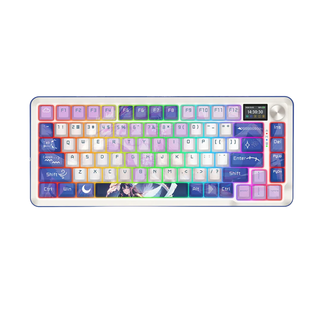 Redragon wireless mechanical keyboard gasket rgb gaming keyboard with 81 k708ak