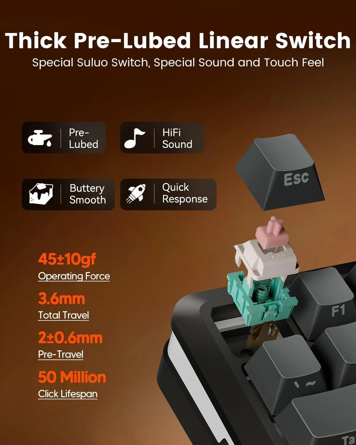 Redragon wireless mechanical keyboard k708gg gasket rgb gaming keyboard