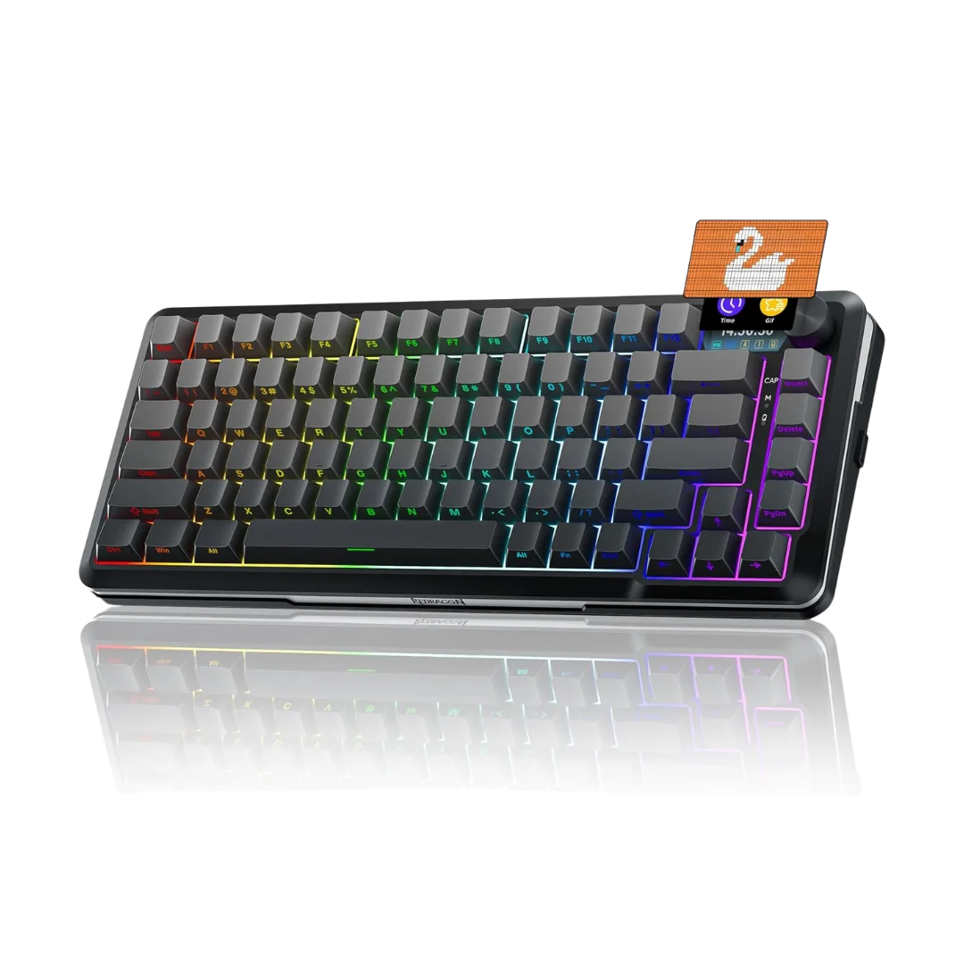 Redragon wireless mechanical keyboard k708gg gasket rgb gaming keyboard