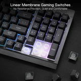 Shiva k515 membrane gaming keyboard keyboards