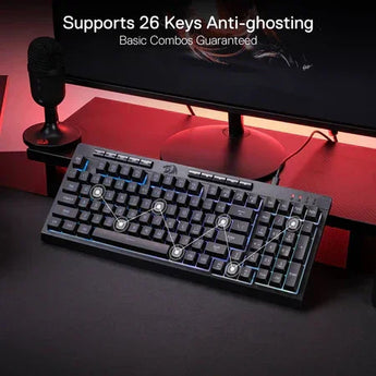 Shiva k515 membrane gaming keyboard keyboards