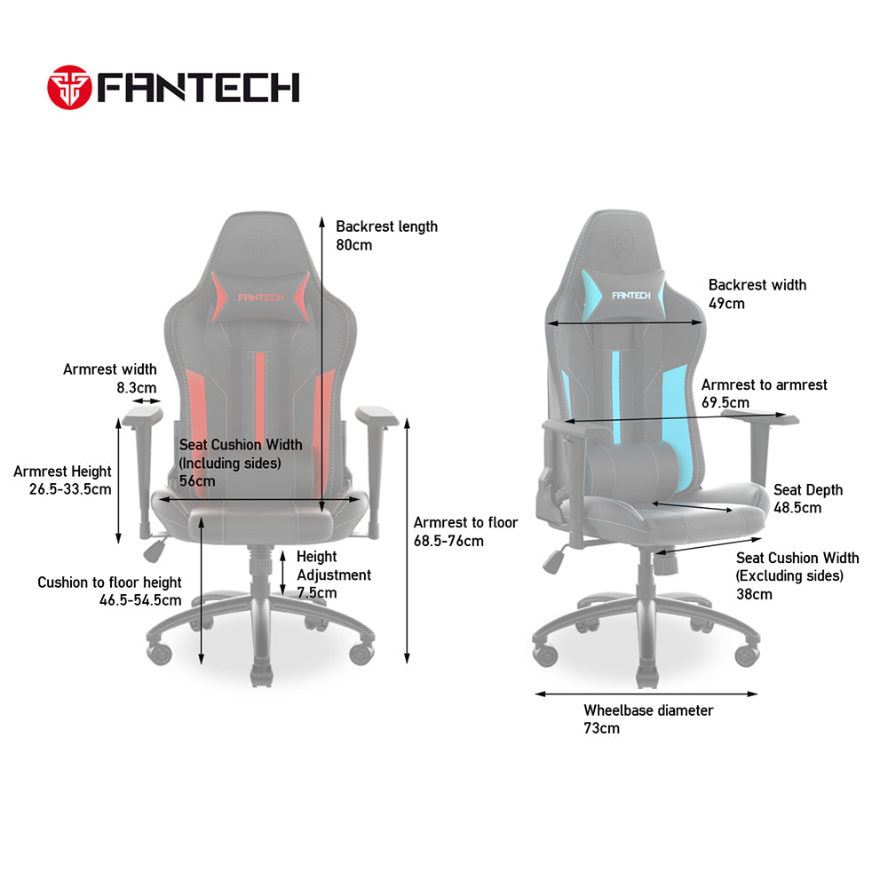 Korsi gc191 premium gaming chair | red - Fun Touch