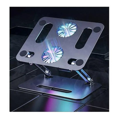 Laptop stand portable foldable computer stand with usb two cooling fans