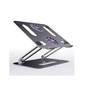 Laptop stand portable foldable computer stand with usb two cooling fans