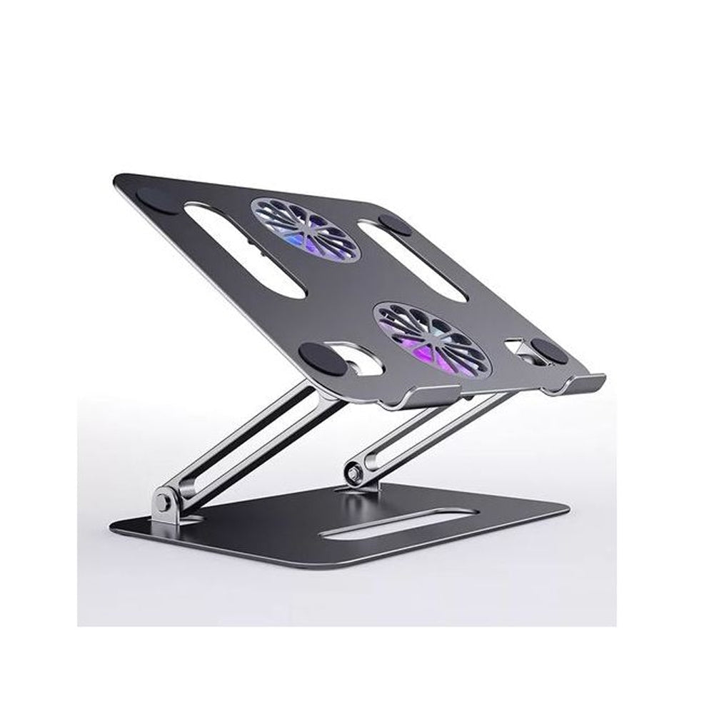 Laptop stand portable foldable computer stand with usb two cooling fans JOD 25