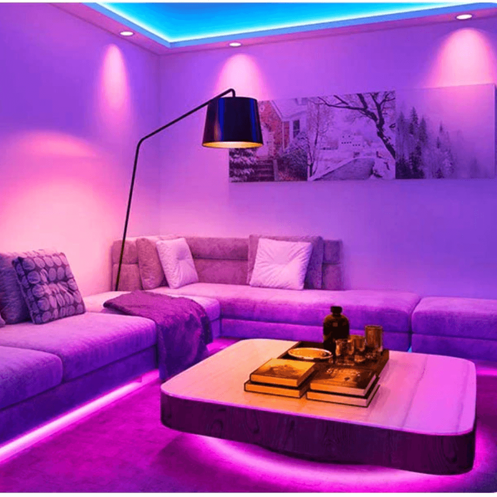 LED Strip Light RGB 5050 Flexible Ribbon With App Control Lightning