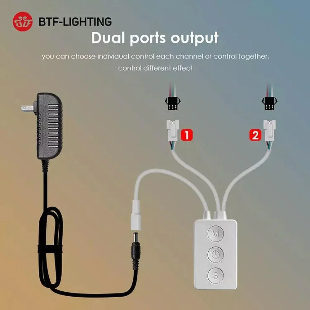Btf-lighting dreamcolor led strip light bluetooth