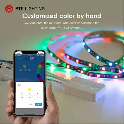 Btf-lighting dreamcolor led strip light bluetooth