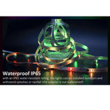 Dream color led strip lights with remote controller waterproof