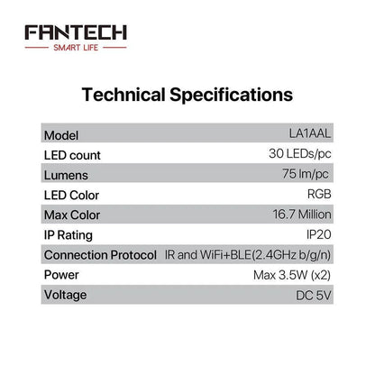 Fantech la1aal ambient light with smart led control