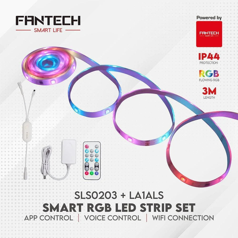 Fantech smart rgb led strip set sls0203 + la1als 3m
