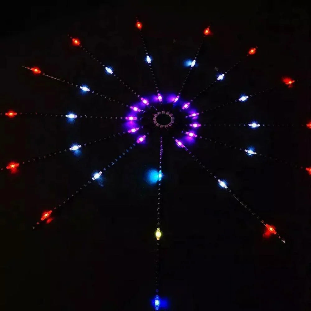 Firework night lamp rgb bluetooth music sound