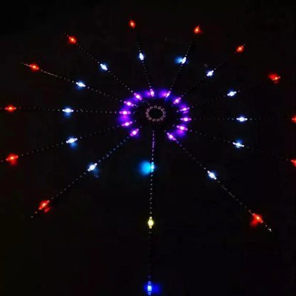 Firework night lamp rgb bluetooth music sound