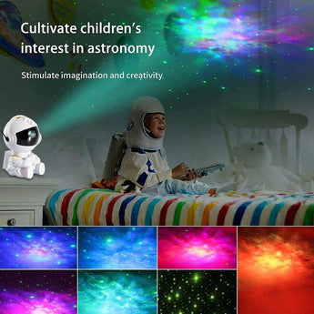 Galaxy star projector starry sky night light astronaut lamp
