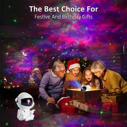 Galaxy star projector starry sky night light astronaut lamp