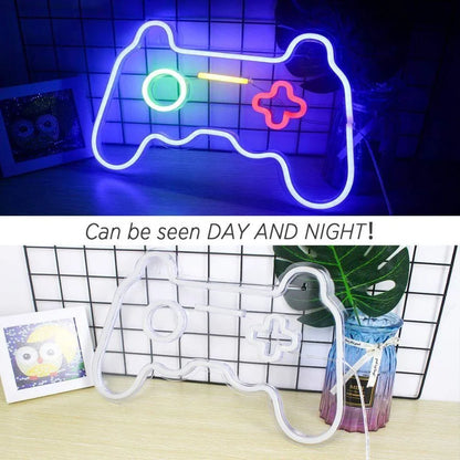 Game neon signs wall decore