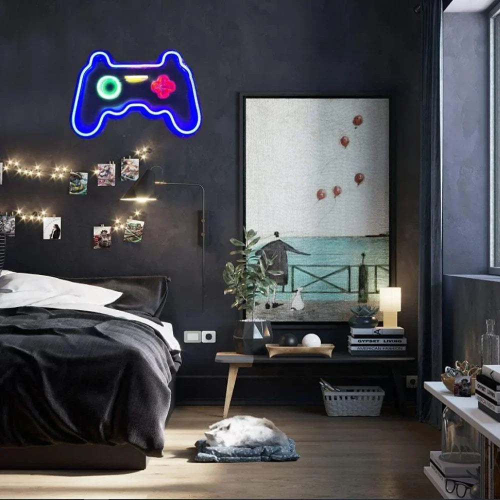 Game neon signs wall decore