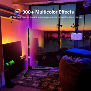 Led floor lamp rgb modern corner decoration