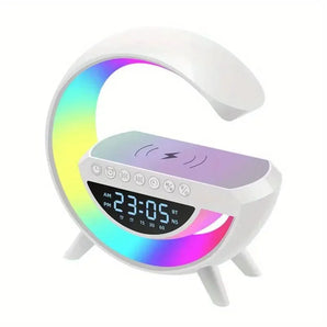 Led speaker rgb multifunction wireless charger smart