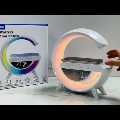 Led speaker rgb multifunction wireless charger smart