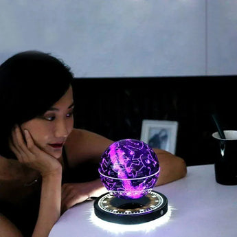 Magnetic levitation led floating ball lamp rgb colors