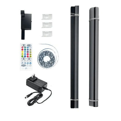 Modern led floor lamp rgb corner decoration