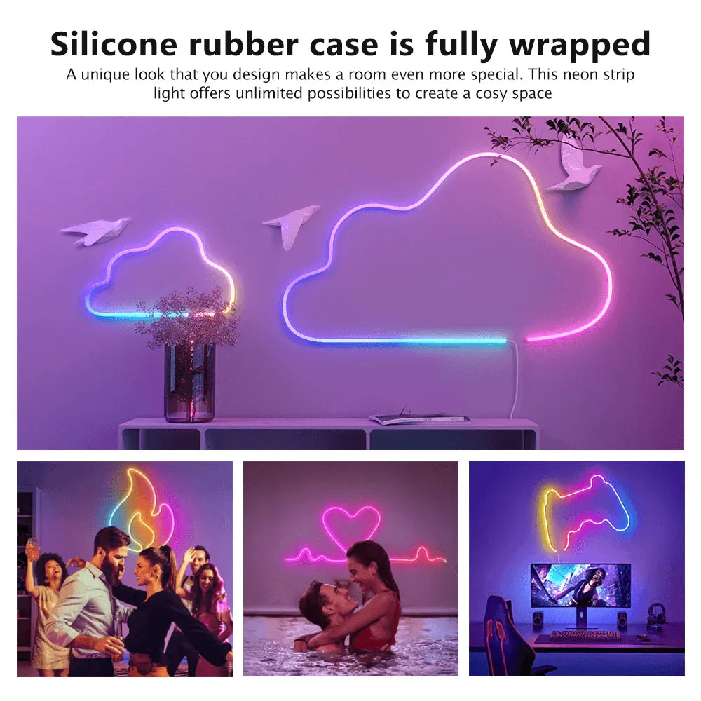 Rgb led smart neon strip ws2811