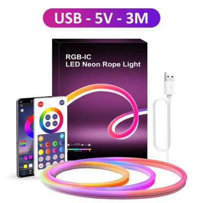 Rgb led smart neon strip ws2811