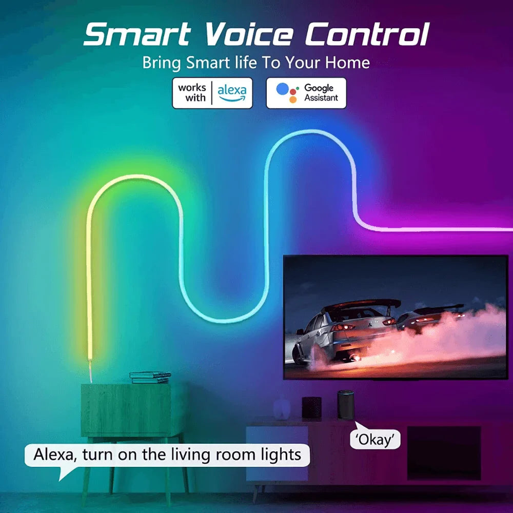 Rgb led smart neon strip ws2811