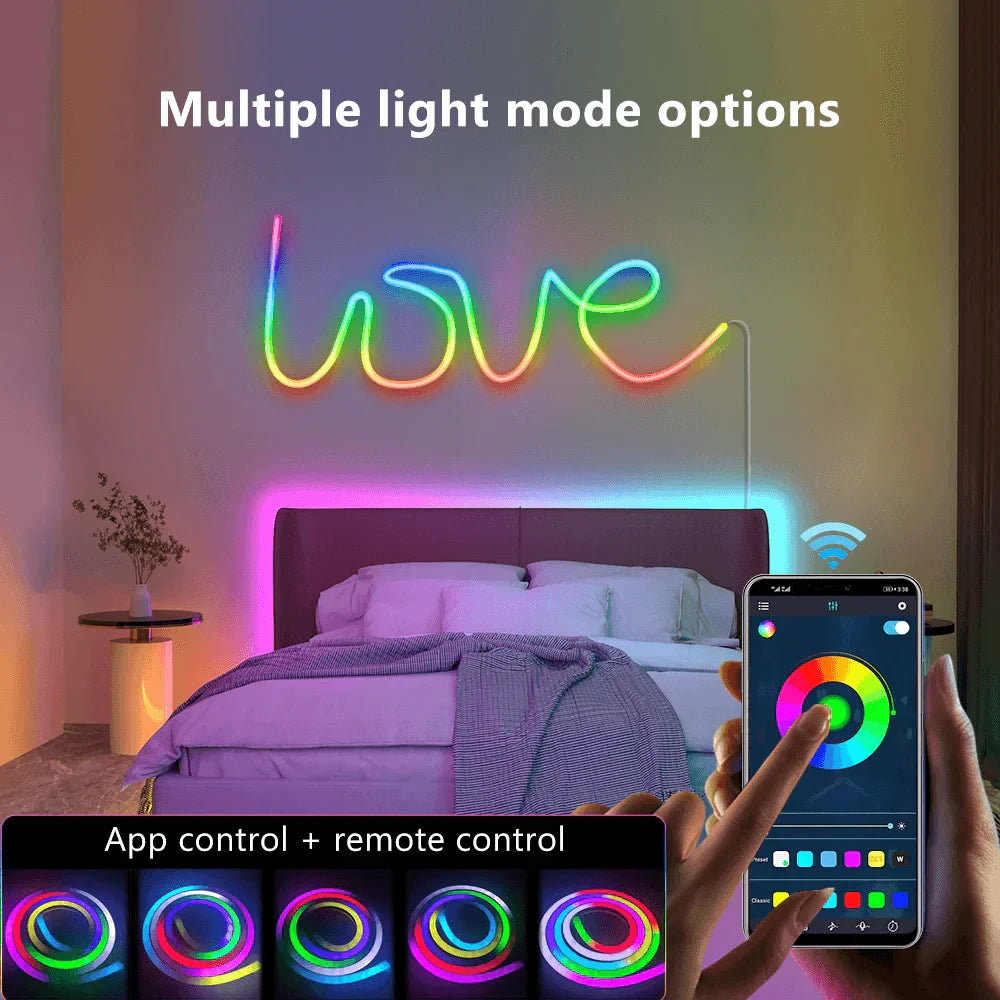 Rgb led smart neon strip ws2811