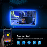 Rgb led strip light rgb5050 led with app control