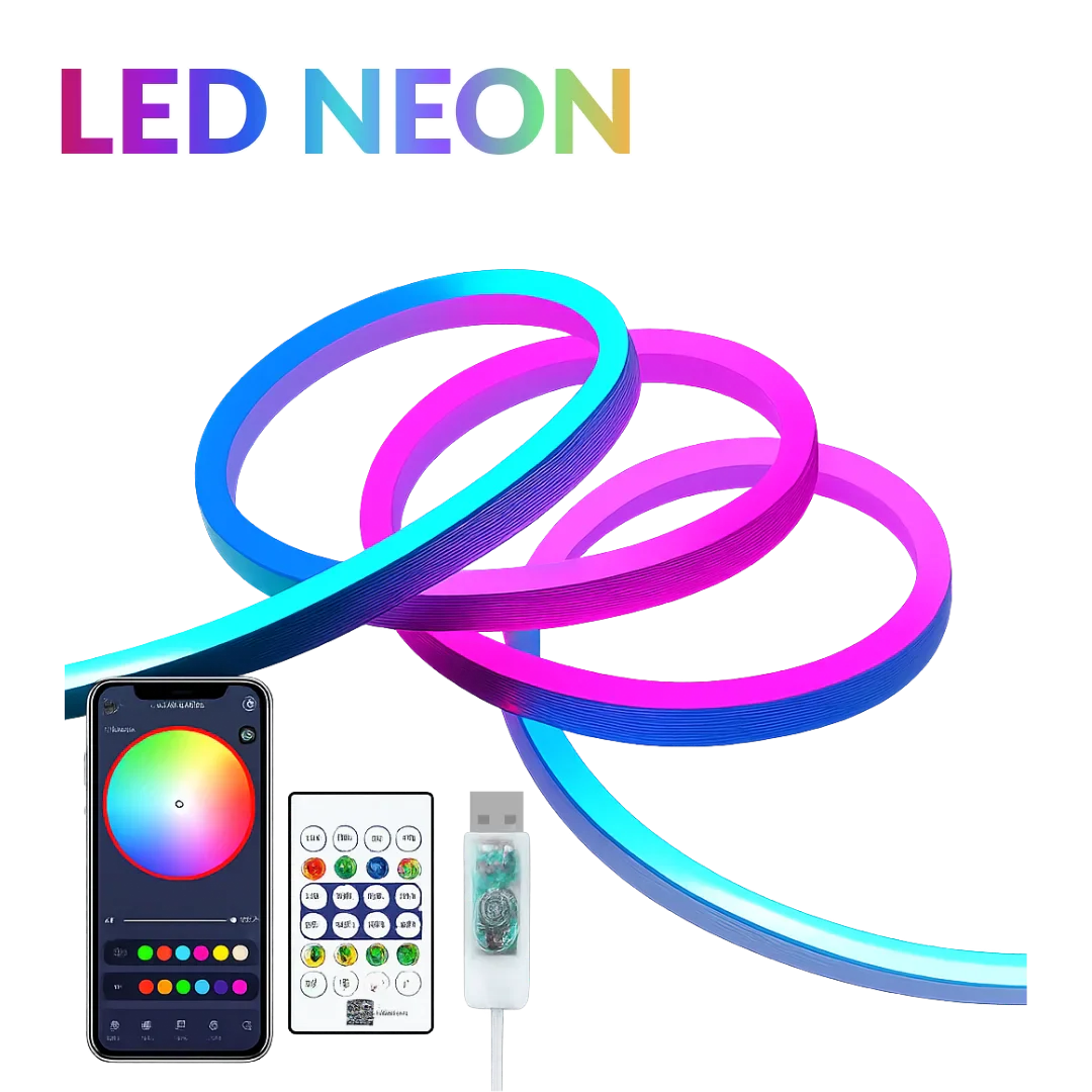 Rgb smart ic 5v usb neon led strip lights