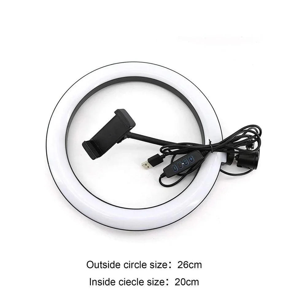 Ring light 26cm with tripod for multiple uses
