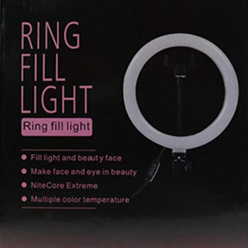 Ring light 26cm with tripod for multiple uses