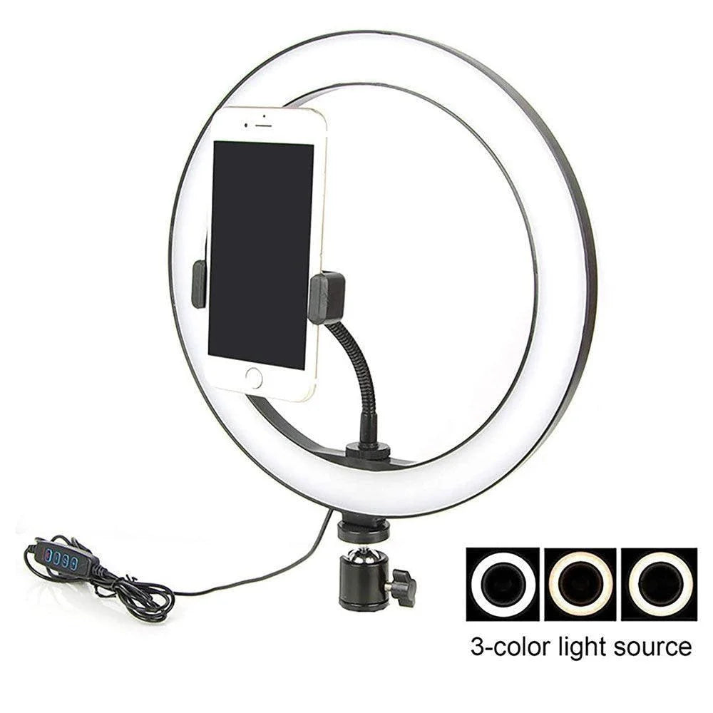 Ring light 26cm with tripod for multiple uses