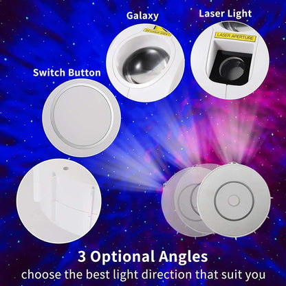 Smart galaxy projector compatible with alexa & google home projectors