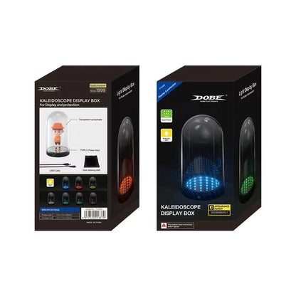 Storage display boxes transparent boxes dustproof storage boxes with led lights