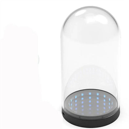 Storage display boxes transparent boxes dustproof storage boxes with led lights