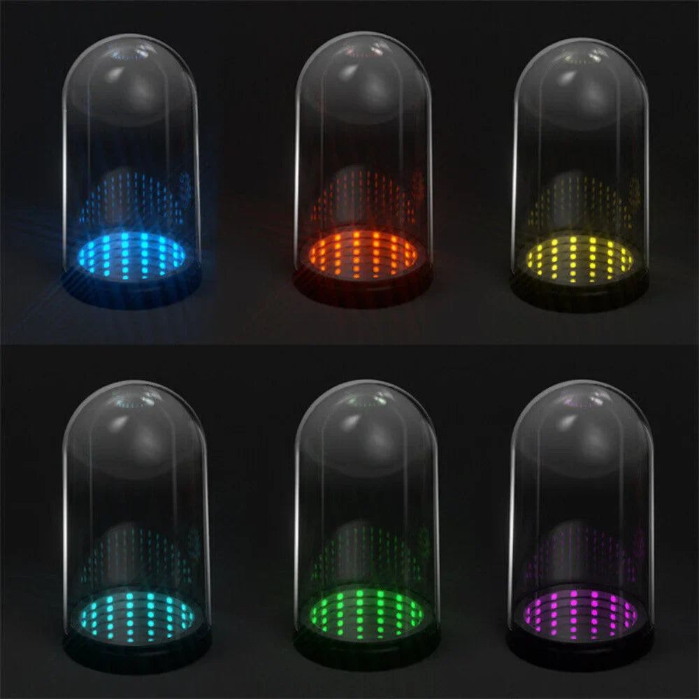Storage display boxes transparent boxes dustproof storage boxes with led lights